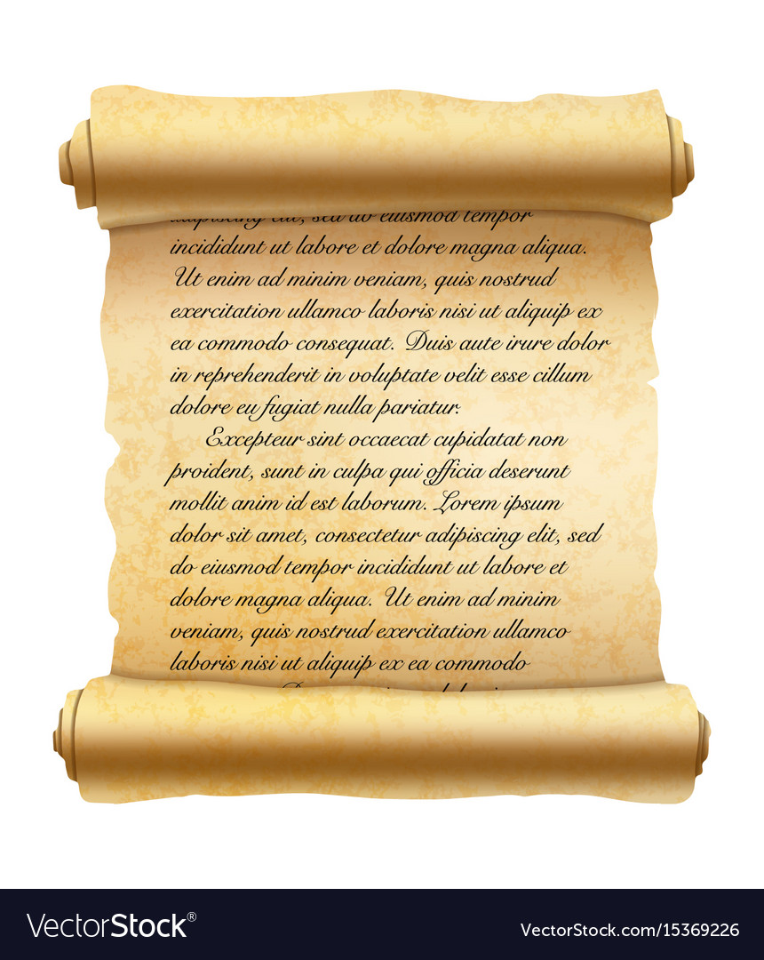 Old Latin Scroll Text