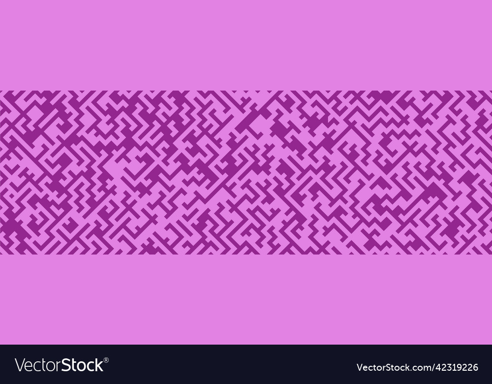 Seamless color abstract maze pattern for texture vector image Seamless color abstract maze pattern for texture
