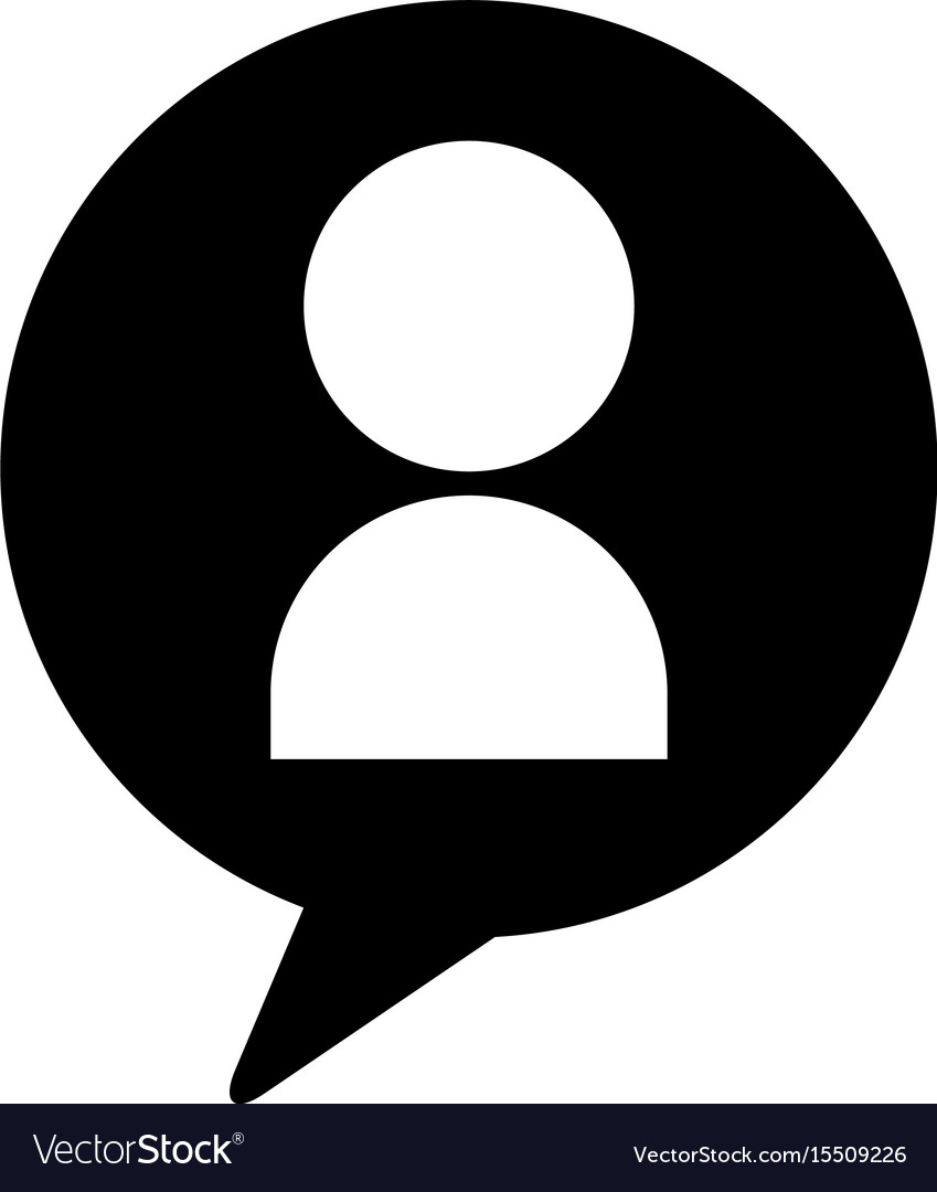 Speech bubble message with avatar