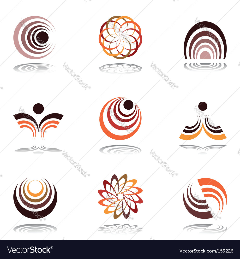 Warm Color Icon Set