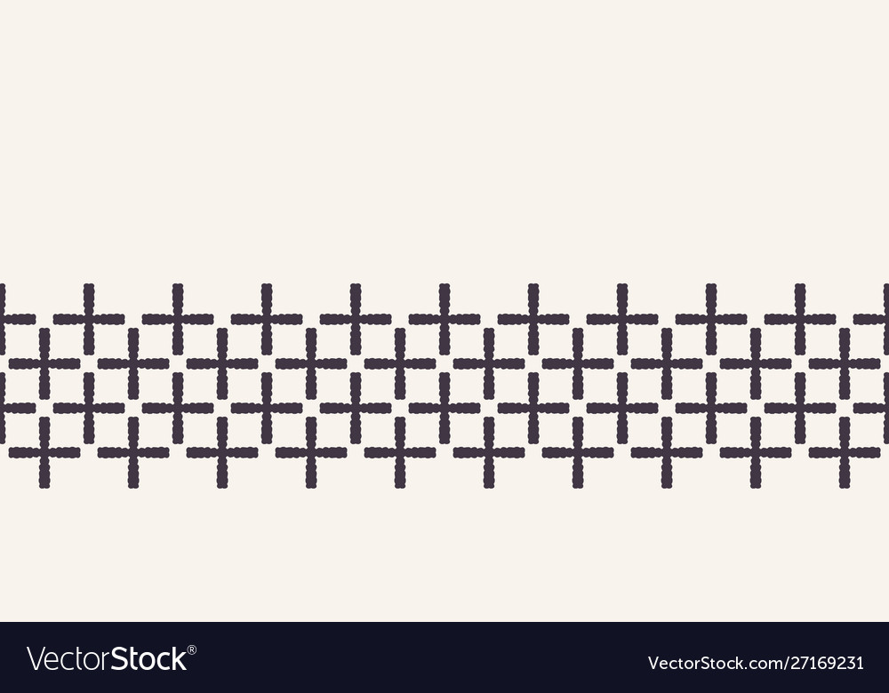 Abstract cross square grid border background Vector Image Abstract cross square grid border background