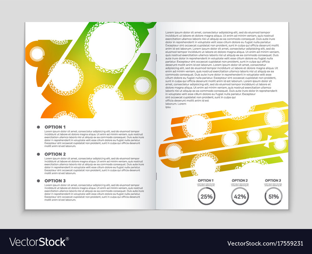 Abstract layout background set for art