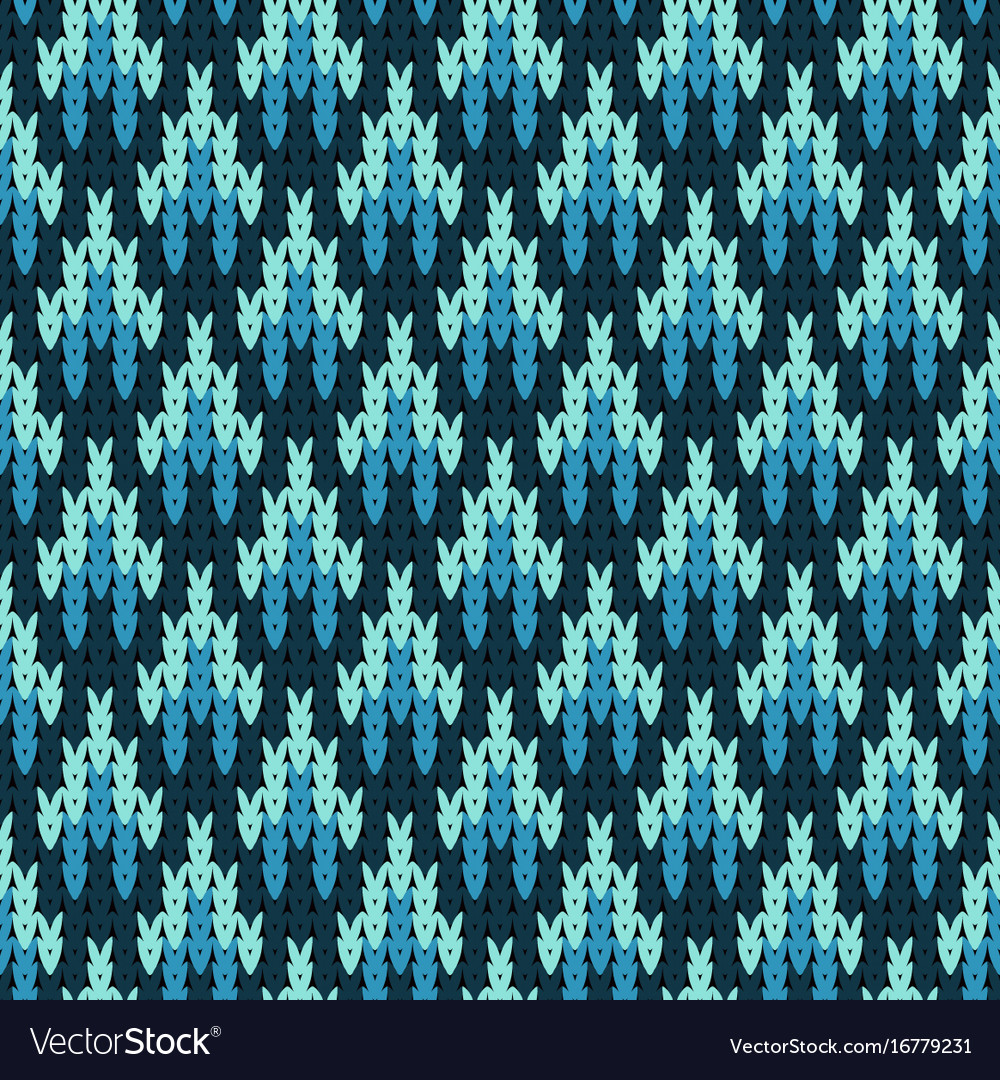 Abstract pattern with seamless knitted texture