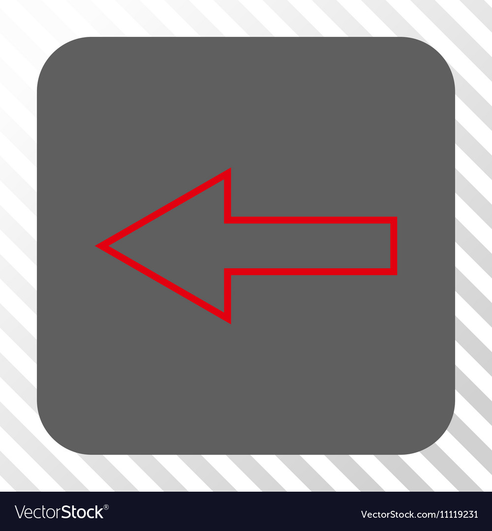 Arrow left rounded square button