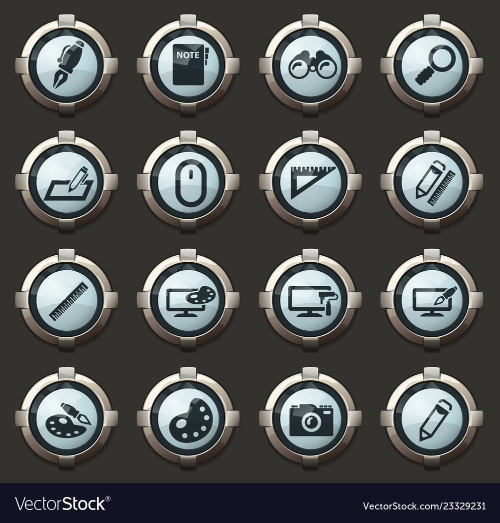 Design icons set Vector Image Design icons set