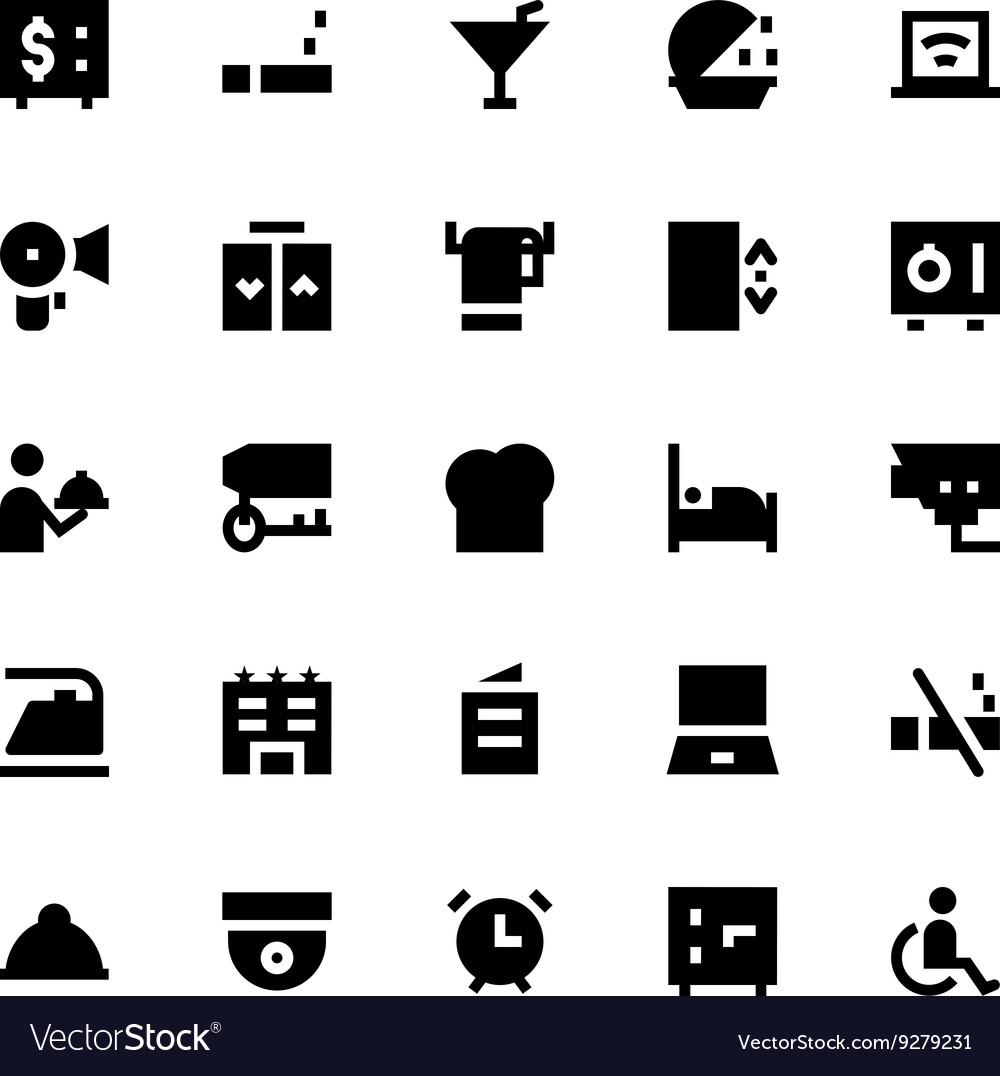 Hotel services icons 2