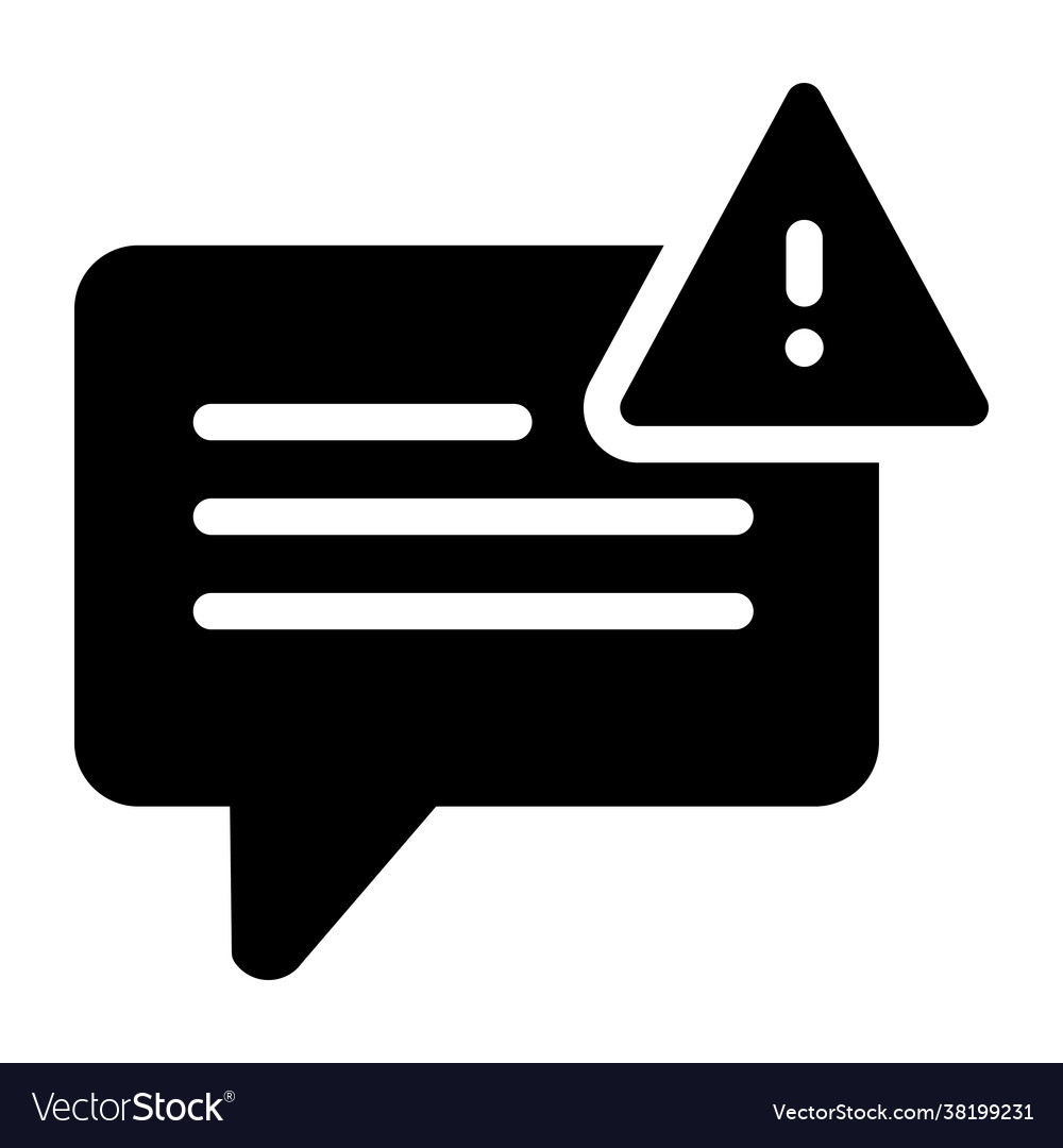 Message Alert Royalty Free Vector Image - Vectorstock