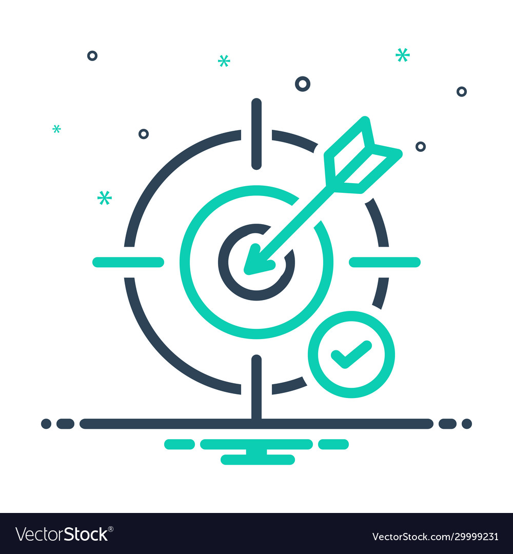 Objective Royalty Free Vector Image VectorStock