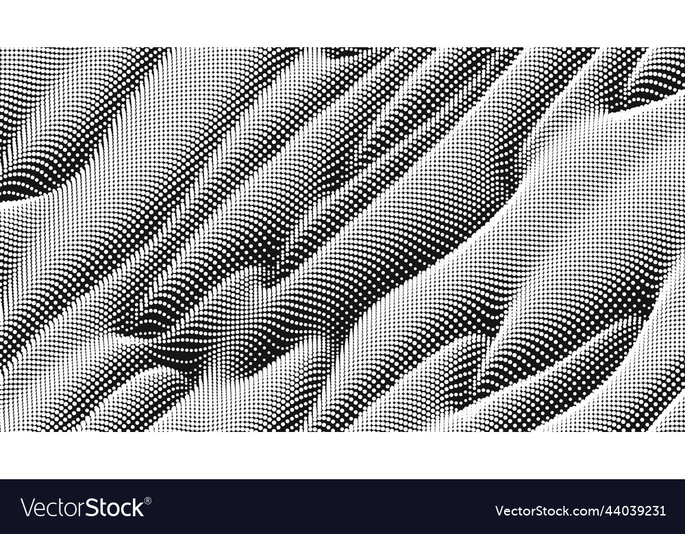 Point wave noise texture abstract dot background Vector Image