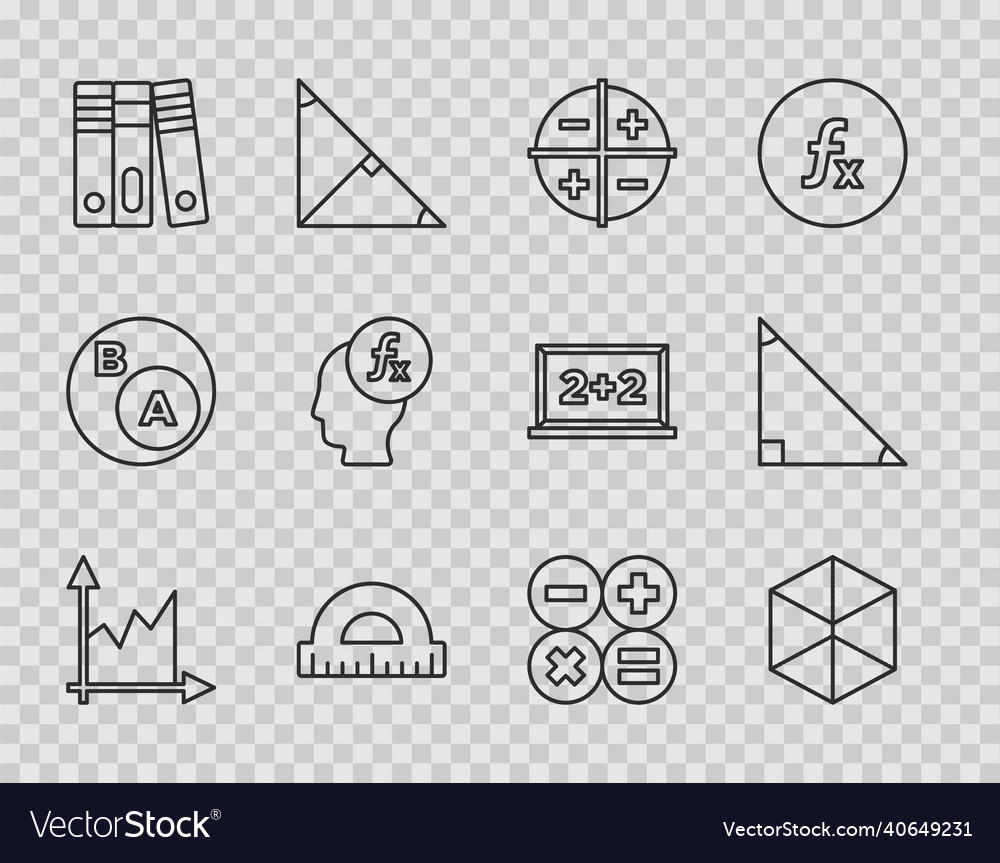 Set line graph schedule chart diagram vector image Set line graph schedule chart diagram