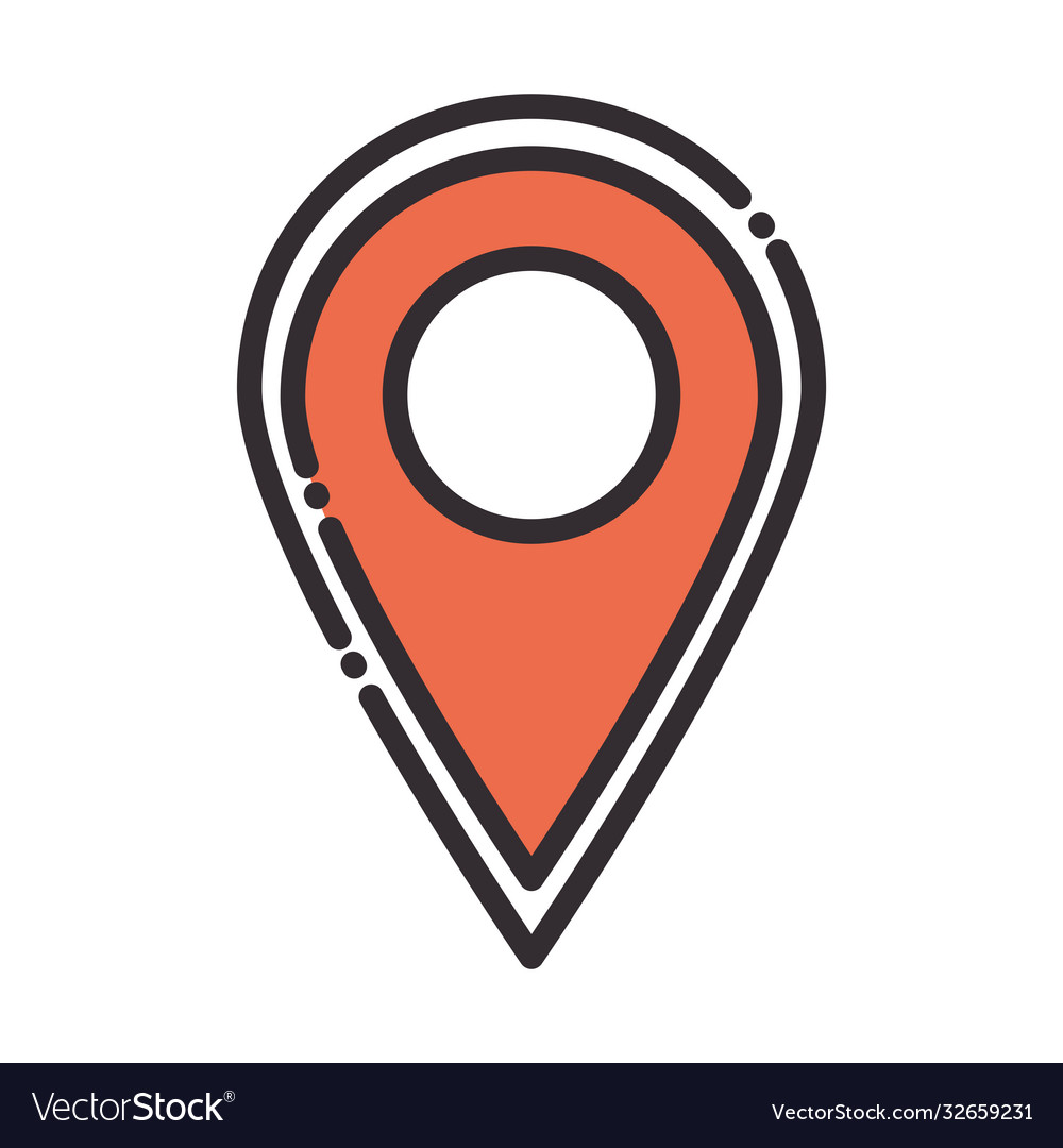 Social media gps navigation pointer digital vector image Social media gps navigation pointer digital