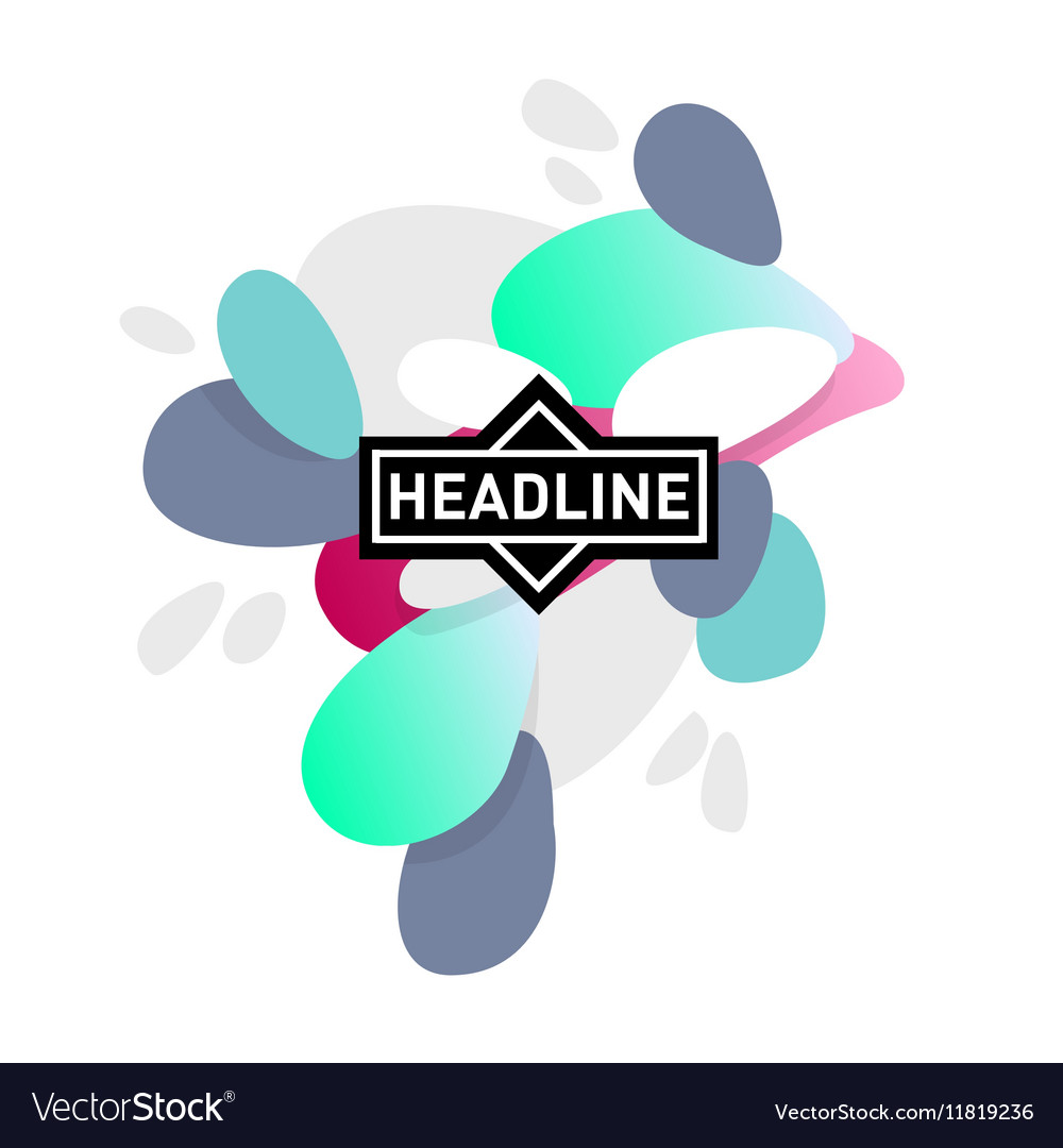 Abstract banner with geometric pattern triangles