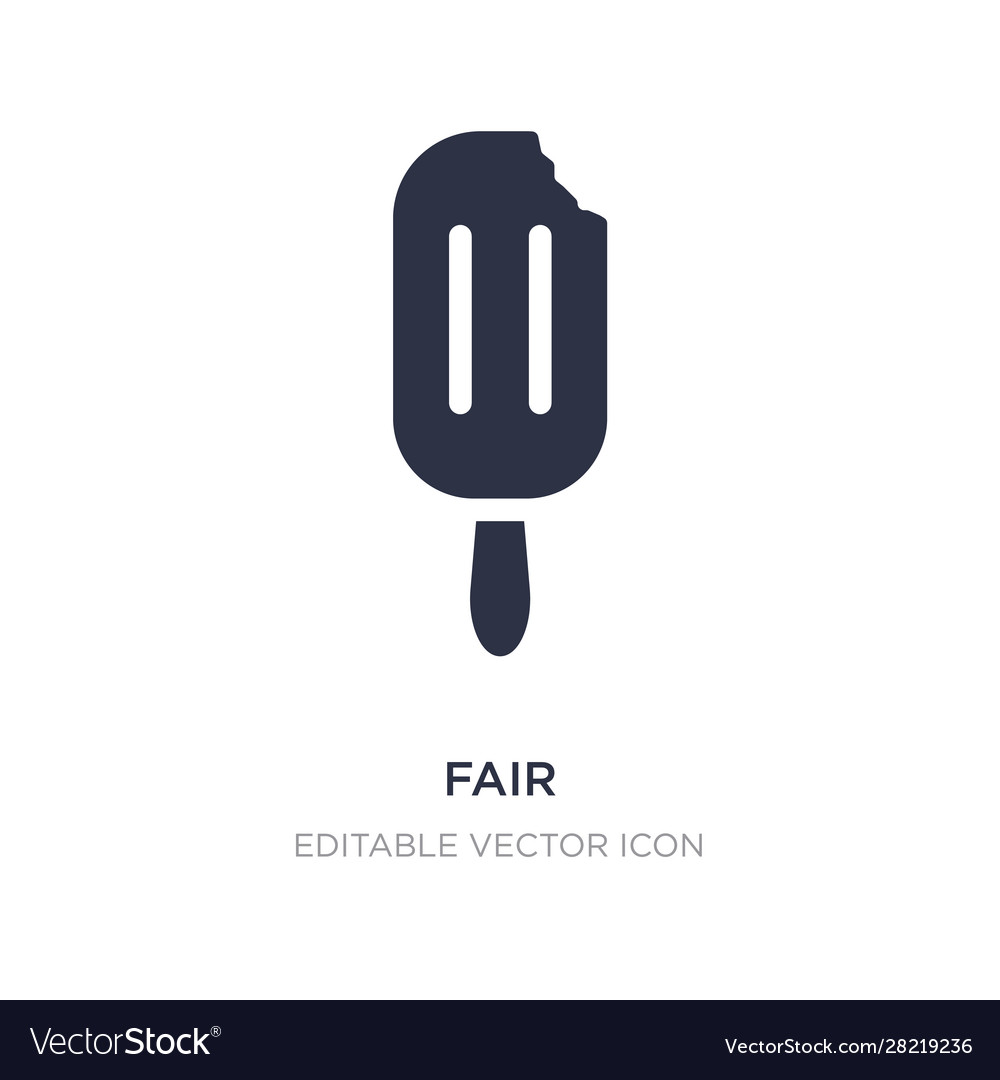 Fair icon on white background simple element from