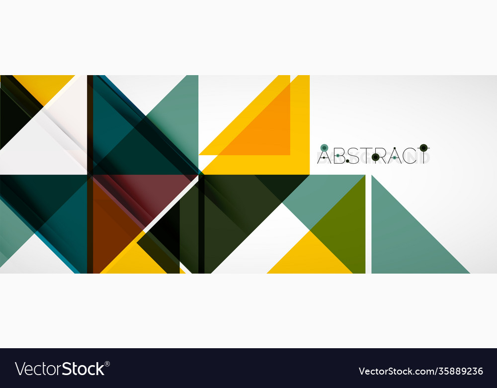 Geometric abstract background techno color Vector Image Geometric abstract background techno color