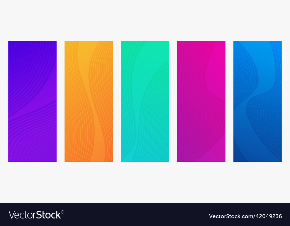 Modern colorful gradient background with wave vector image Modern colorful gradient background with wave