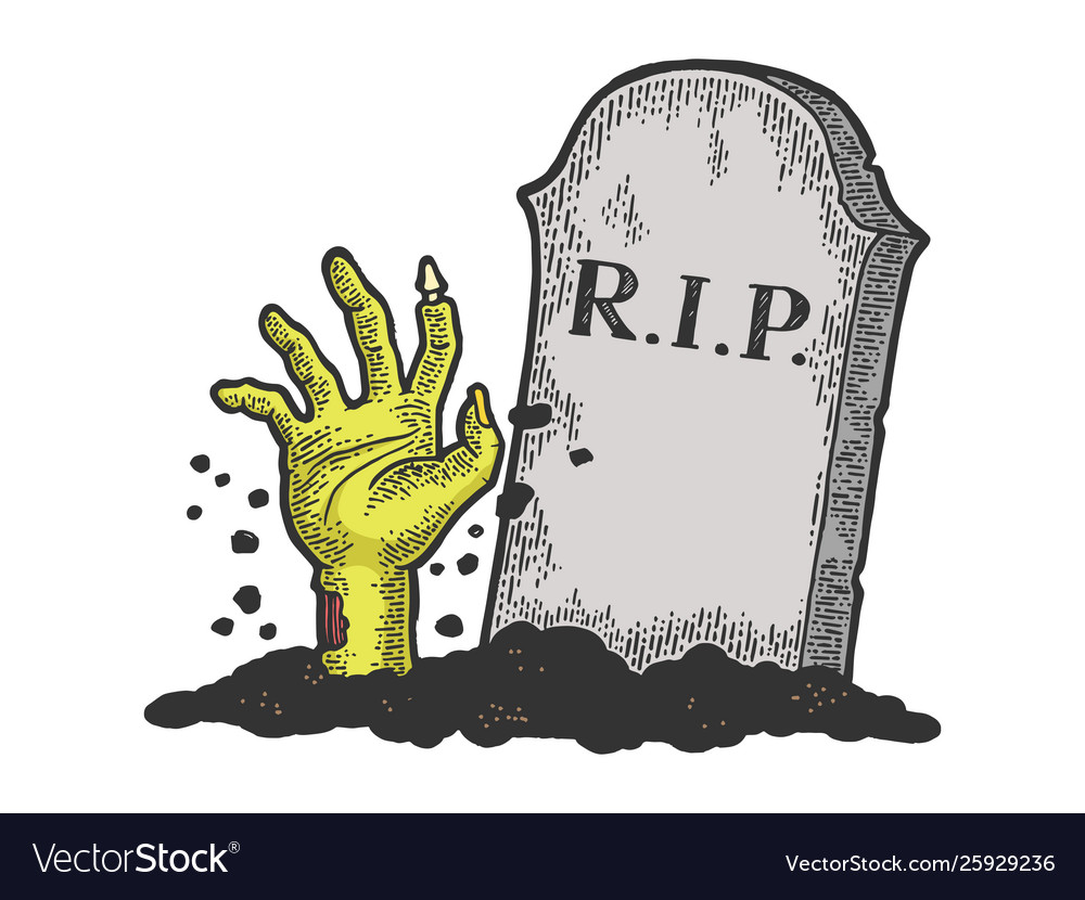 Real Zombie Coming Out Of Grave