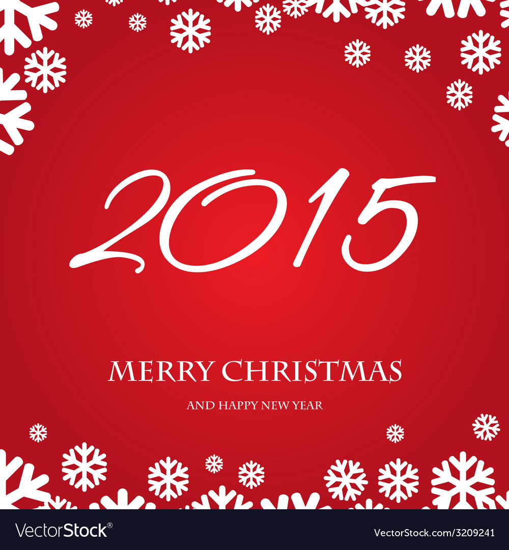 Merry christmas and happy new year 2015