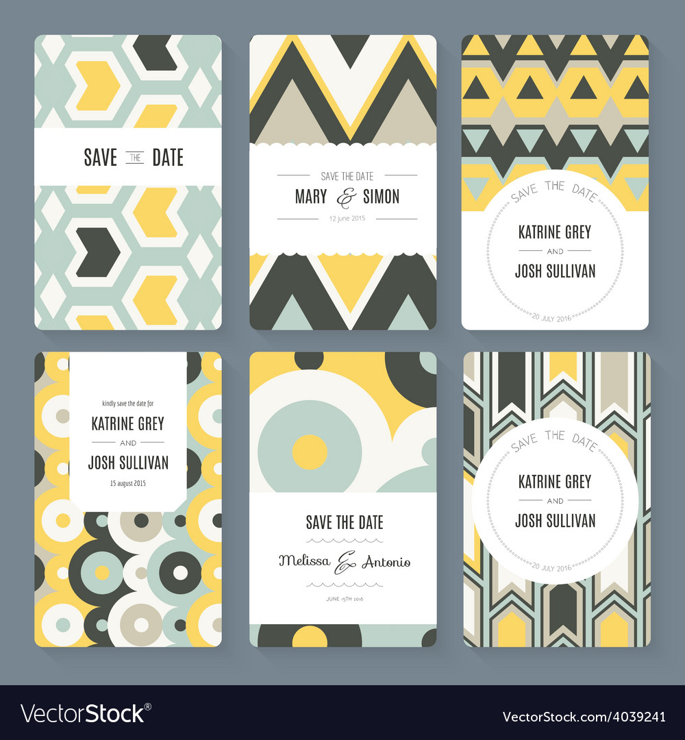 Modern Save the Date Card Collection