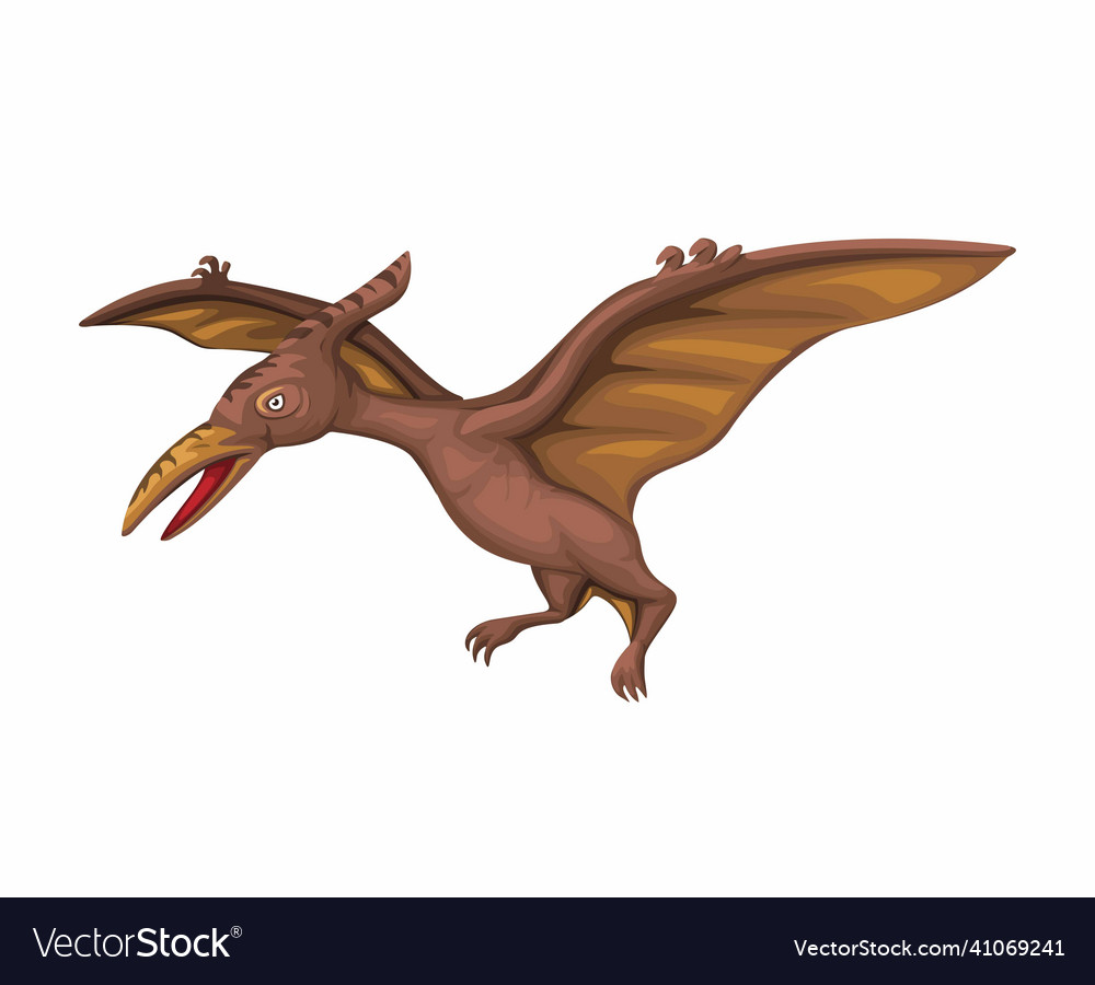 Pterodactyl prehistoric animal character