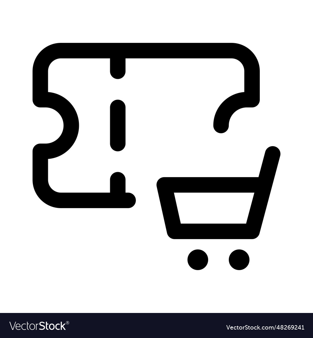Ticket applicable on utilization of cart