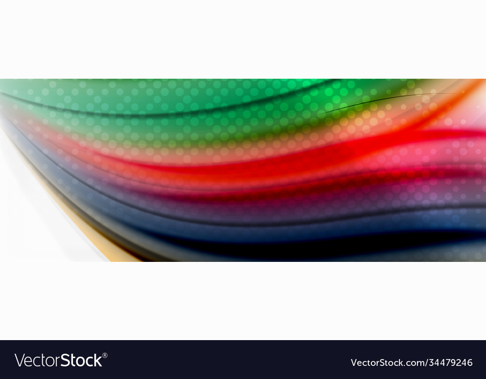 Abstract background smooth flowing lines blurred vector image Abstract background smooth flowing lines blurred