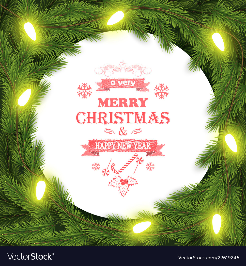 Christmas and new year typography background