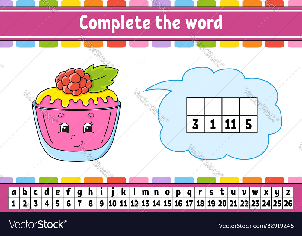 Complete words cipher code learning