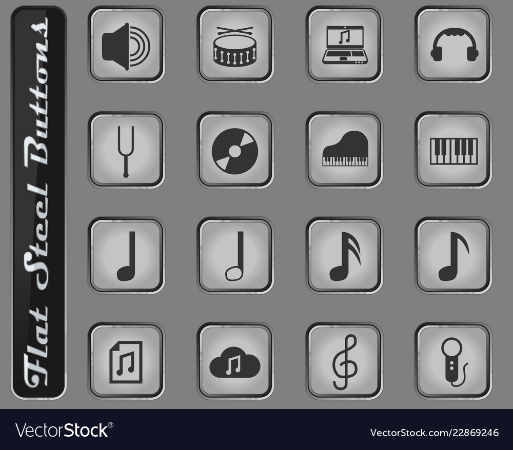 Music icon set