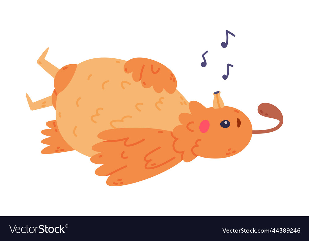 Quail bird with crest and feathers lying
