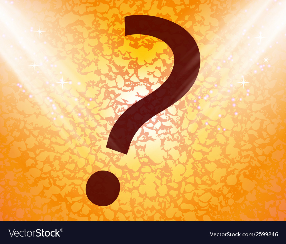 Question mark flat modern web button and space