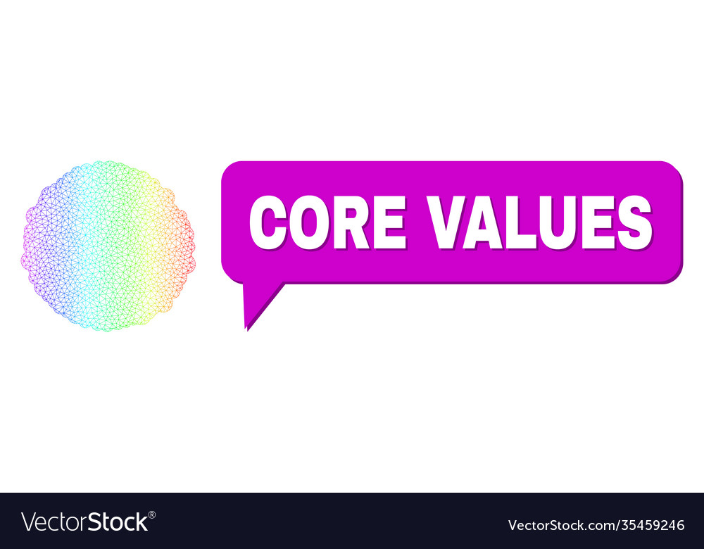Spectrum network gradient core icon vector image Spectrum network gradient core icon