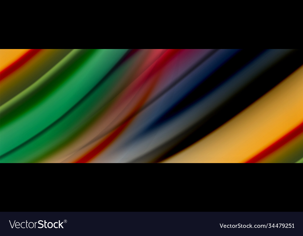 Abstract background smooth flowing lines blurred vector image Abstract background smooth flowing lines blurred