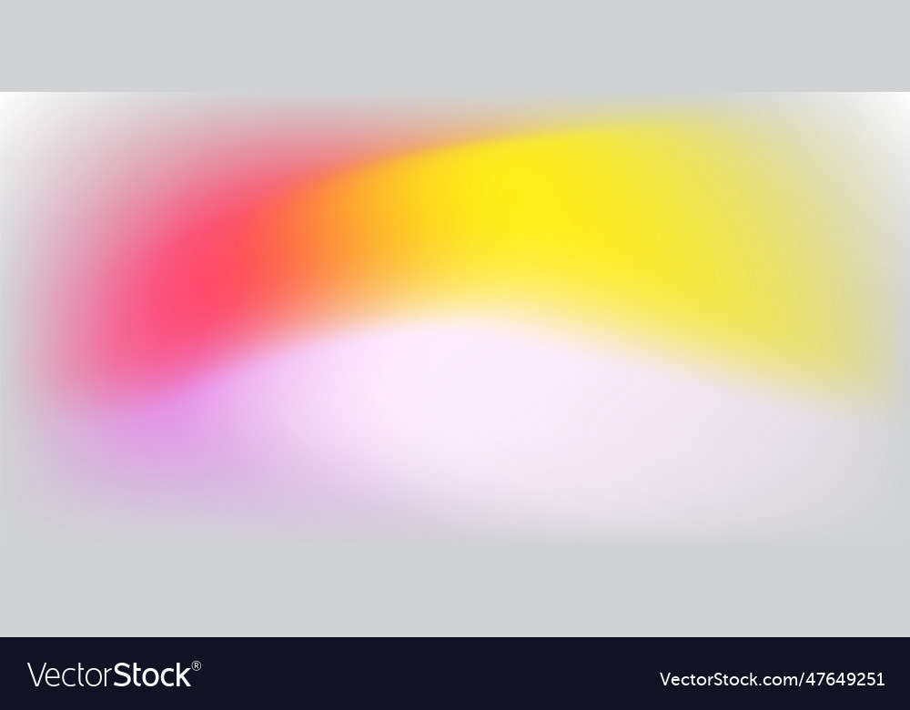 Blurred gradient colors background design vector image Blurred gradient colors background design