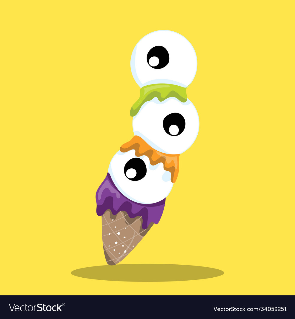 Cute halloween decor ice cream 02