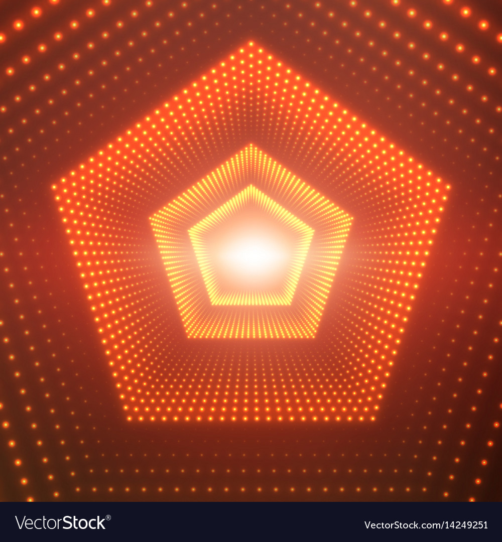 Infinite pentagonal tunnel