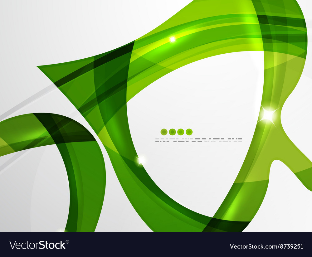 Leaf shape wave abstract background