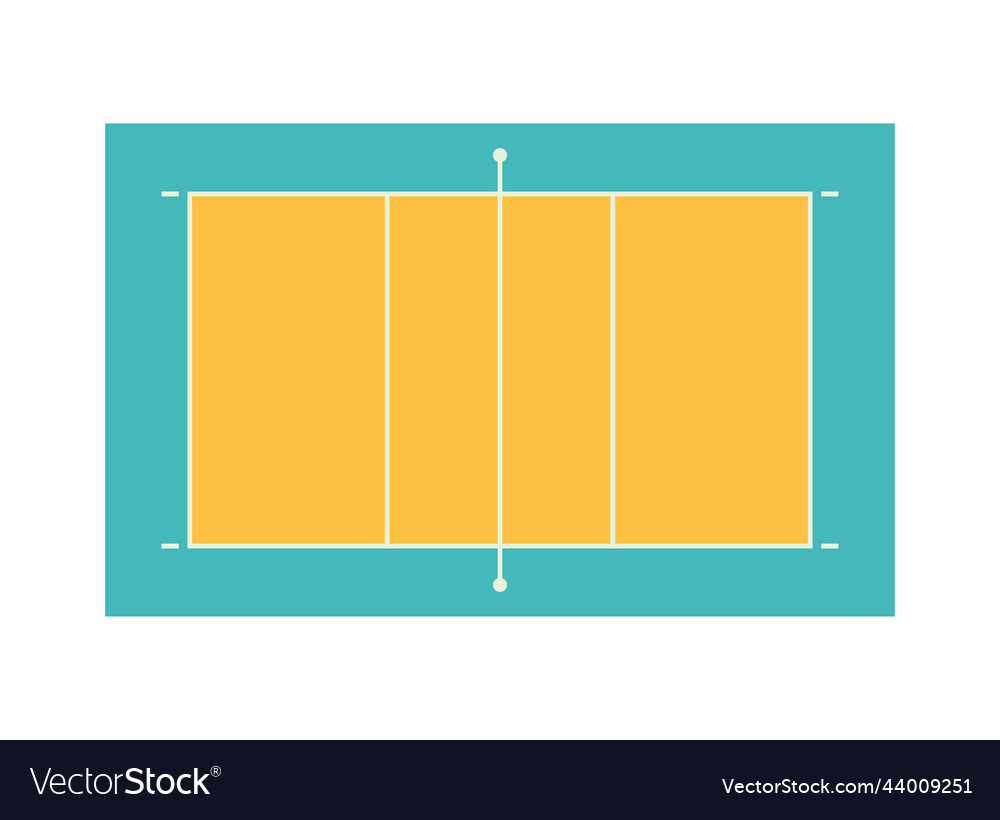 Volleyball coaching board pictogram Royalty Free Vector