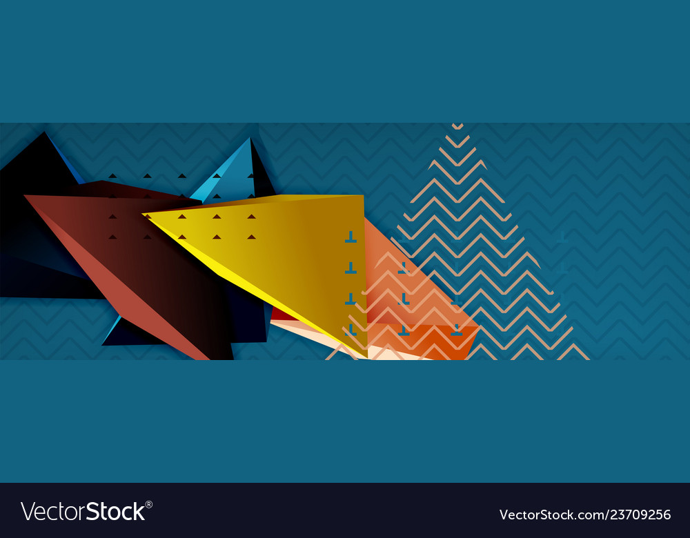 3d triangular shapes abstract background vector image 3d triangular shapes abstract background