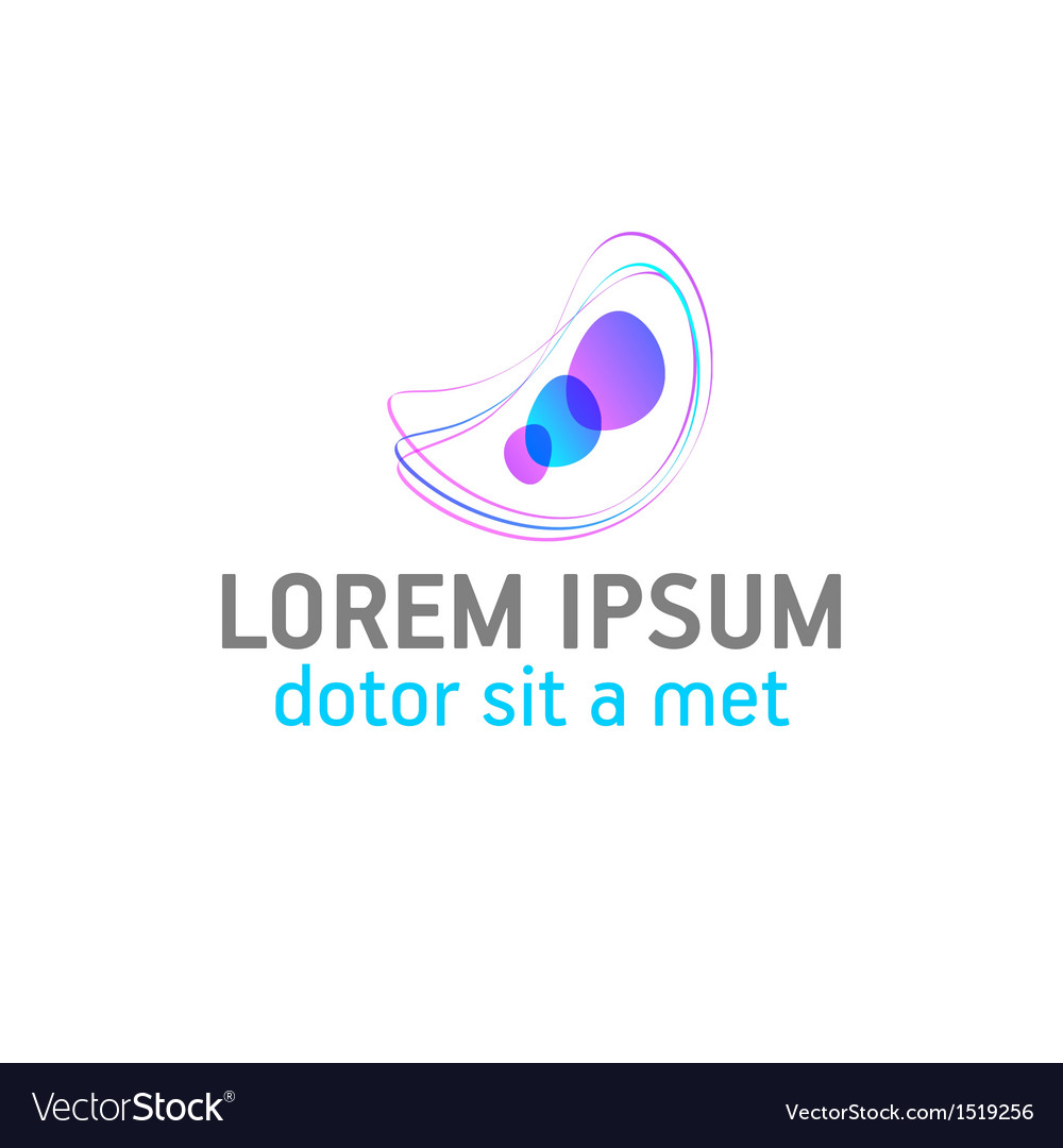 Abstract Logo Shape Element