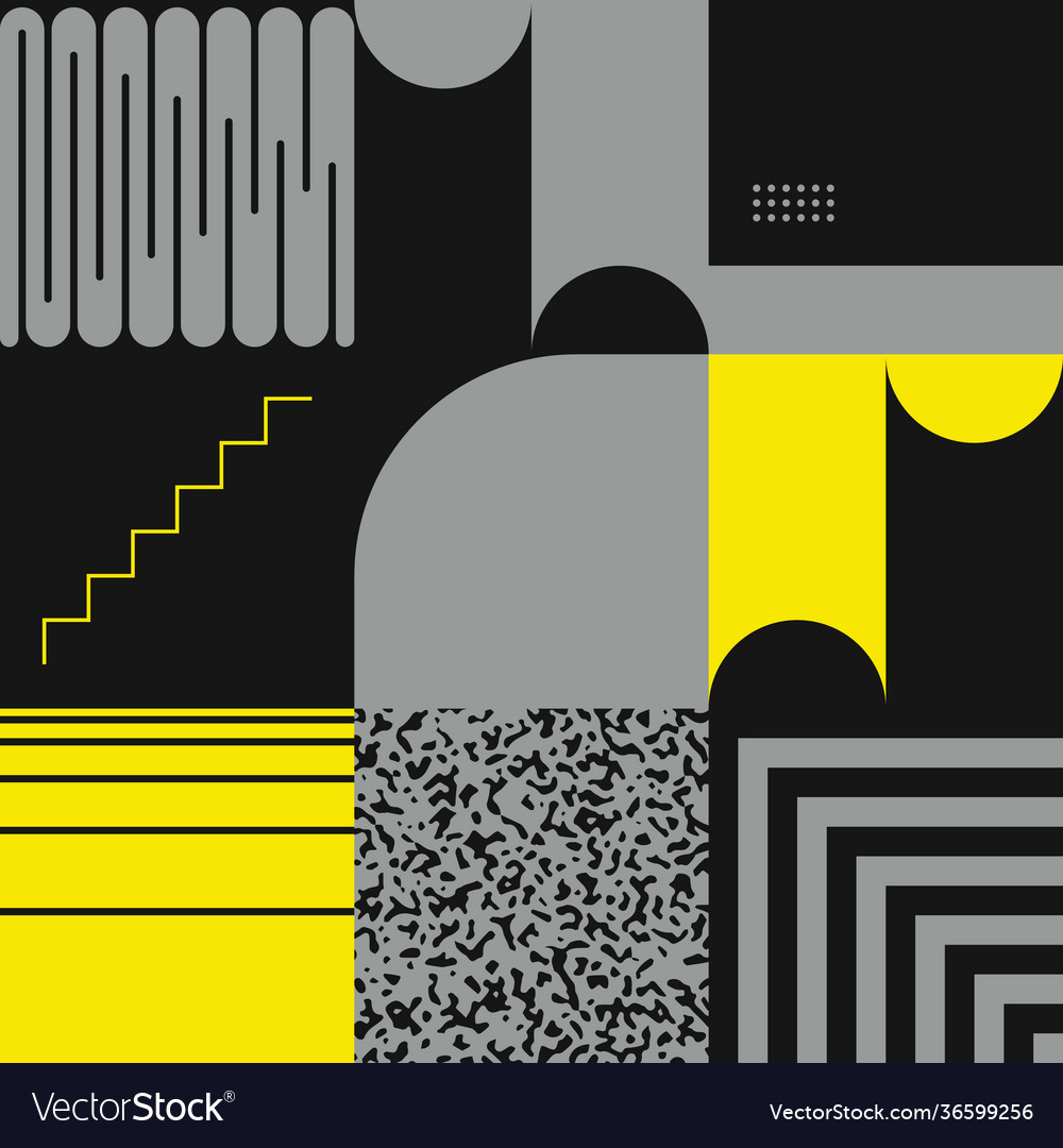 Brutalist Geometry Pattern