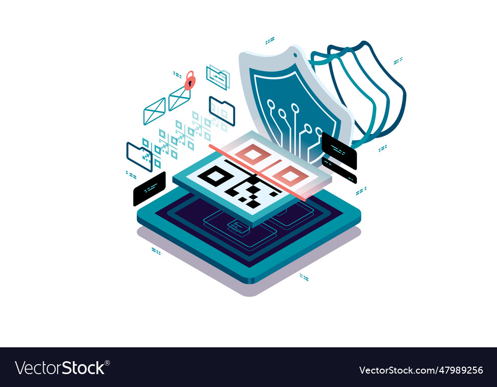 Data protection when scanning qr code safe