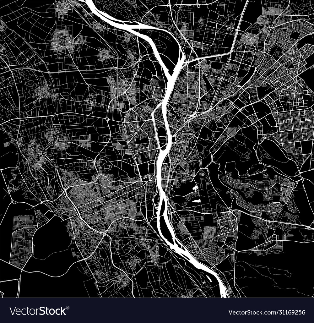 Map city cairo giza egypt Royalty Free Vector Image