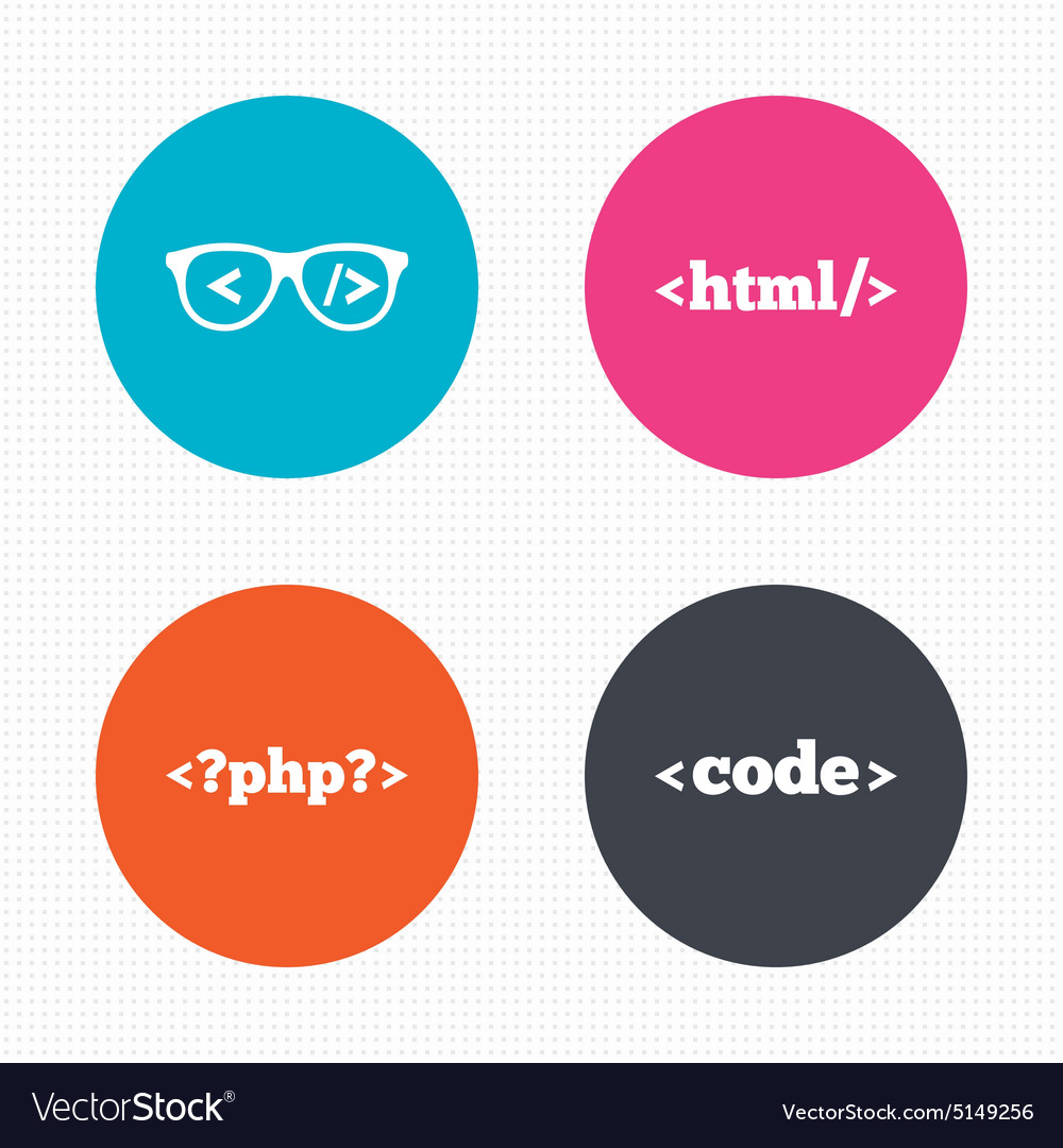 Programmierer Codierer Gläser html Markup Sprache