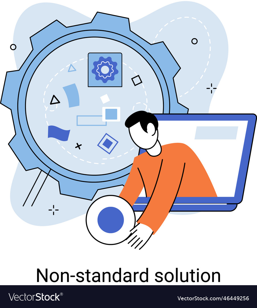 Solution solving problem answer to hard question vector image Solution solving problem answer to hard question