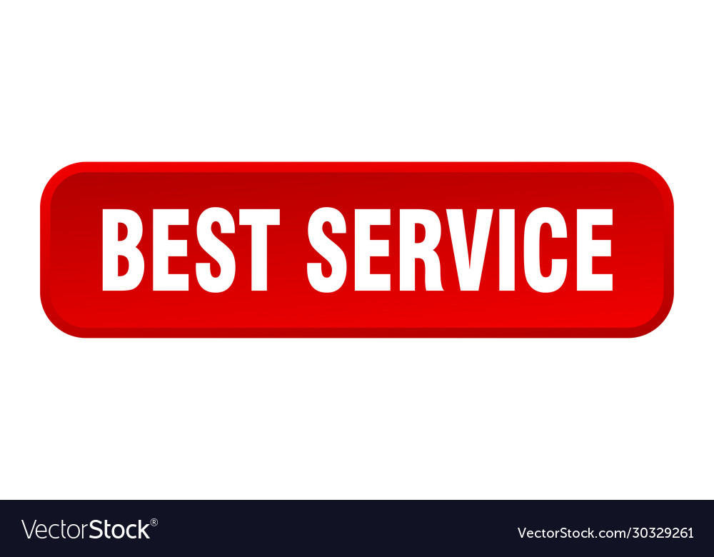 Best service button square 3d push