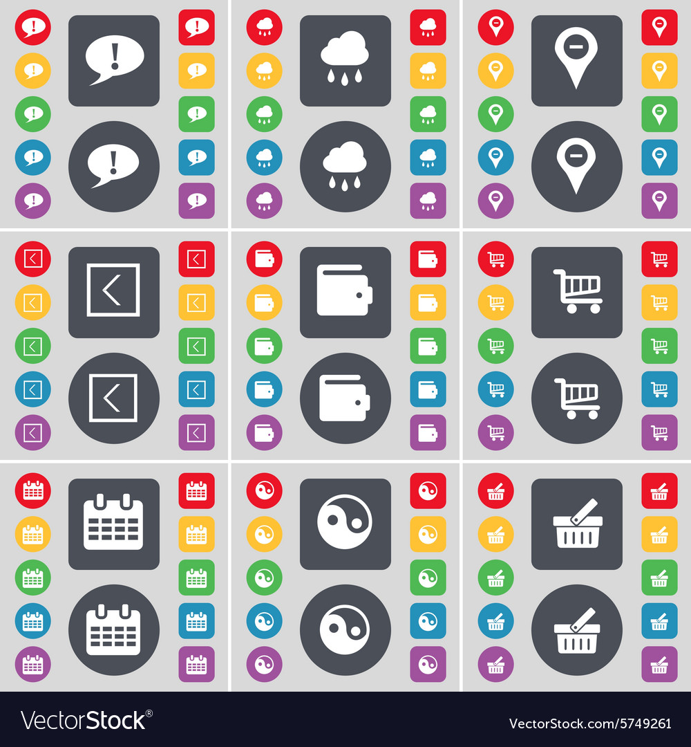 Chat bubble cloudd checkpoint arrow left wallet