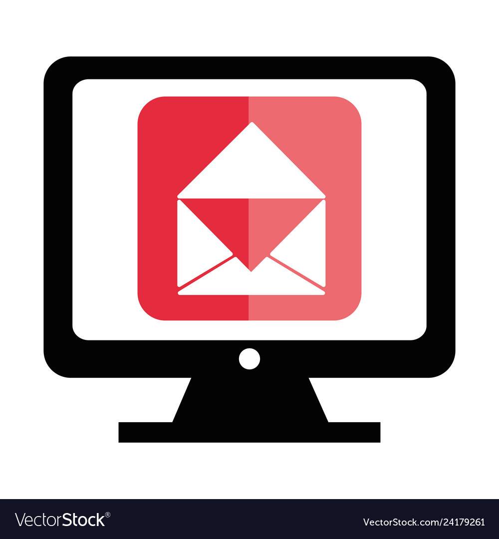 Computer with app email