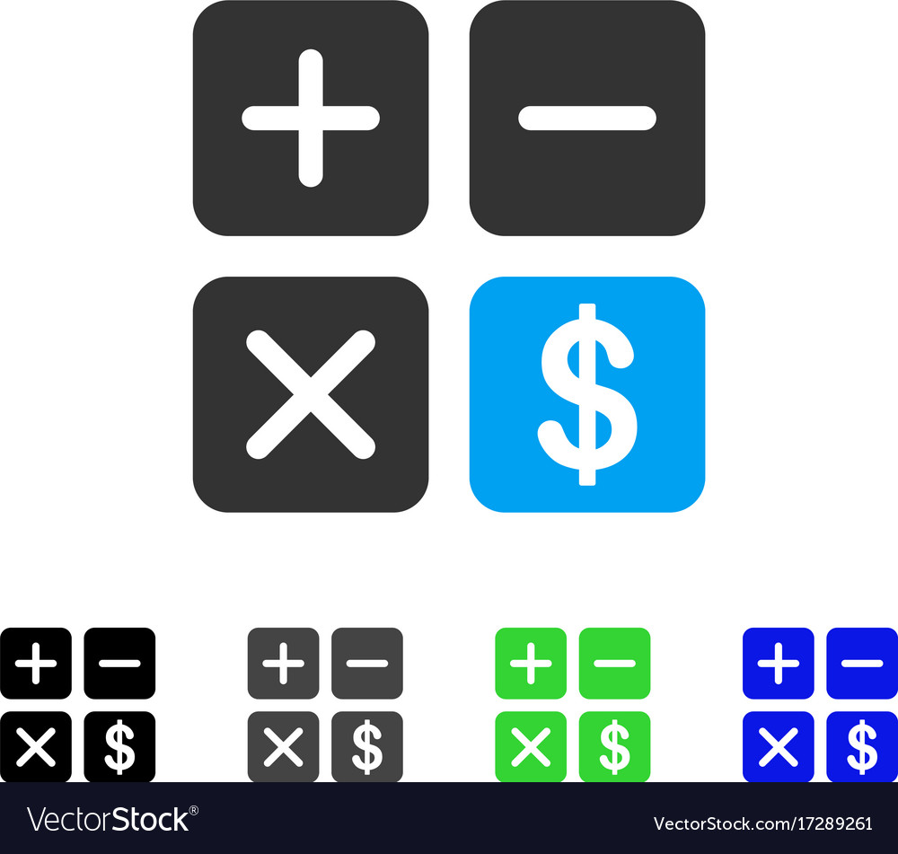 financial calculator flat icon royalty free vector image free financial calculator