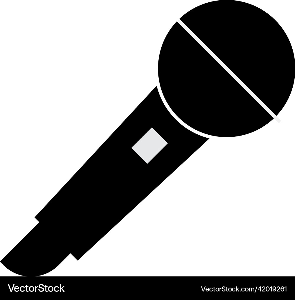 Microphone icon Royalty Free Vector Image - VectorStock