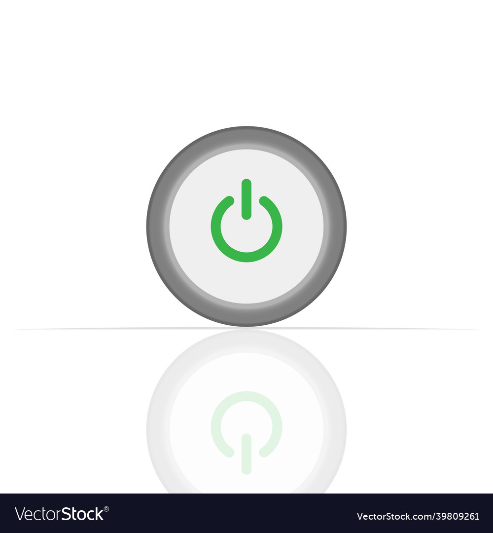 On off switch toggle - slider style power buttons vector image On off switch toggle - slider style power buttons